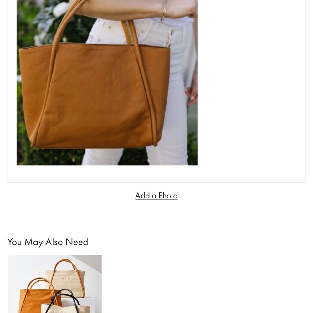 Mark & Graham Milano Leather Handbag